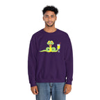 Floral Garden Snail Sweatshirt Cute Spring Nature Crewneck