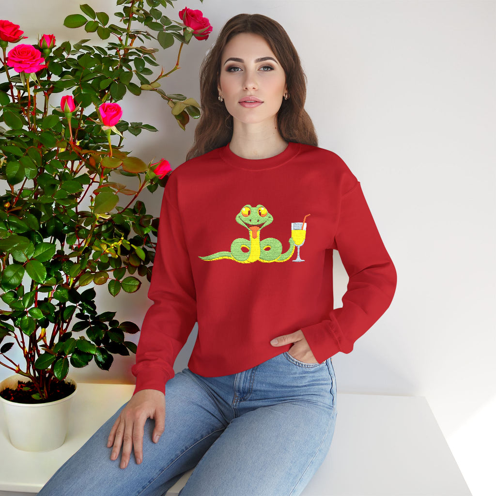 Floral Garden Snail Sweatshirt Cute Spring Nature Crewneck