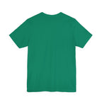 Green t-shirt on a white background