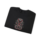 Dragon Ouroboros Crewneck Sweatshirt Gothic Snake Infinity Design