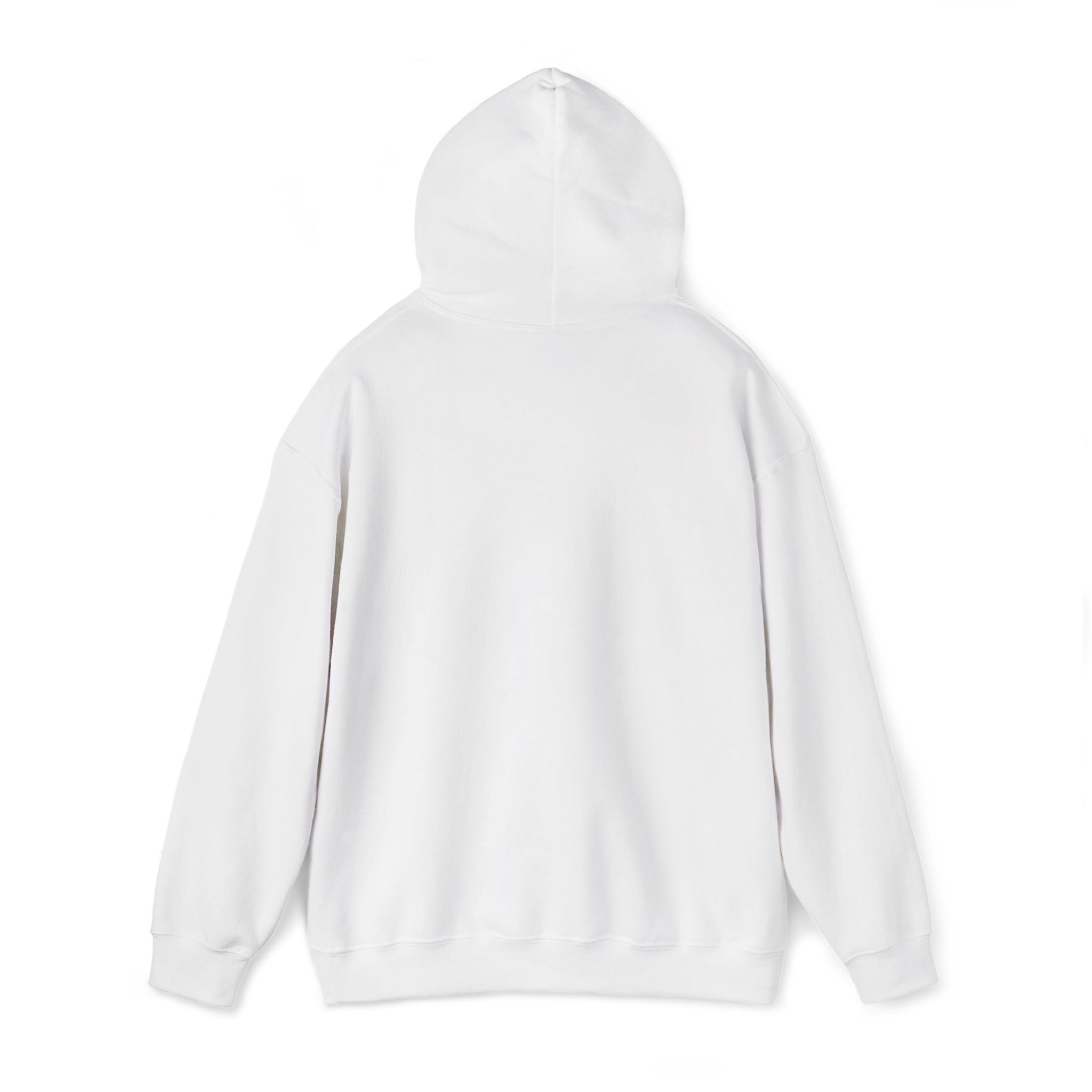 White hoodie on a white background