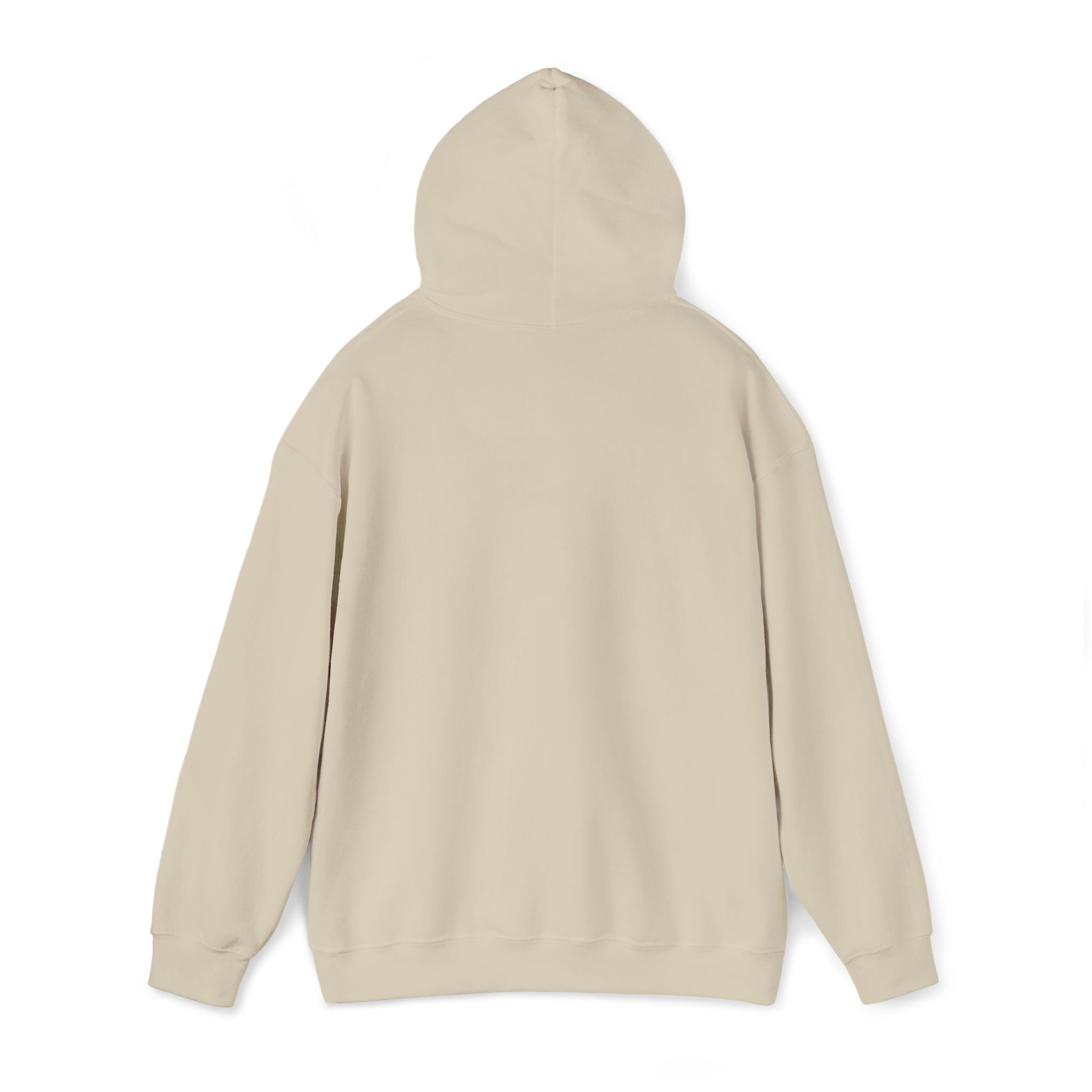 Beige hoodie on a white background