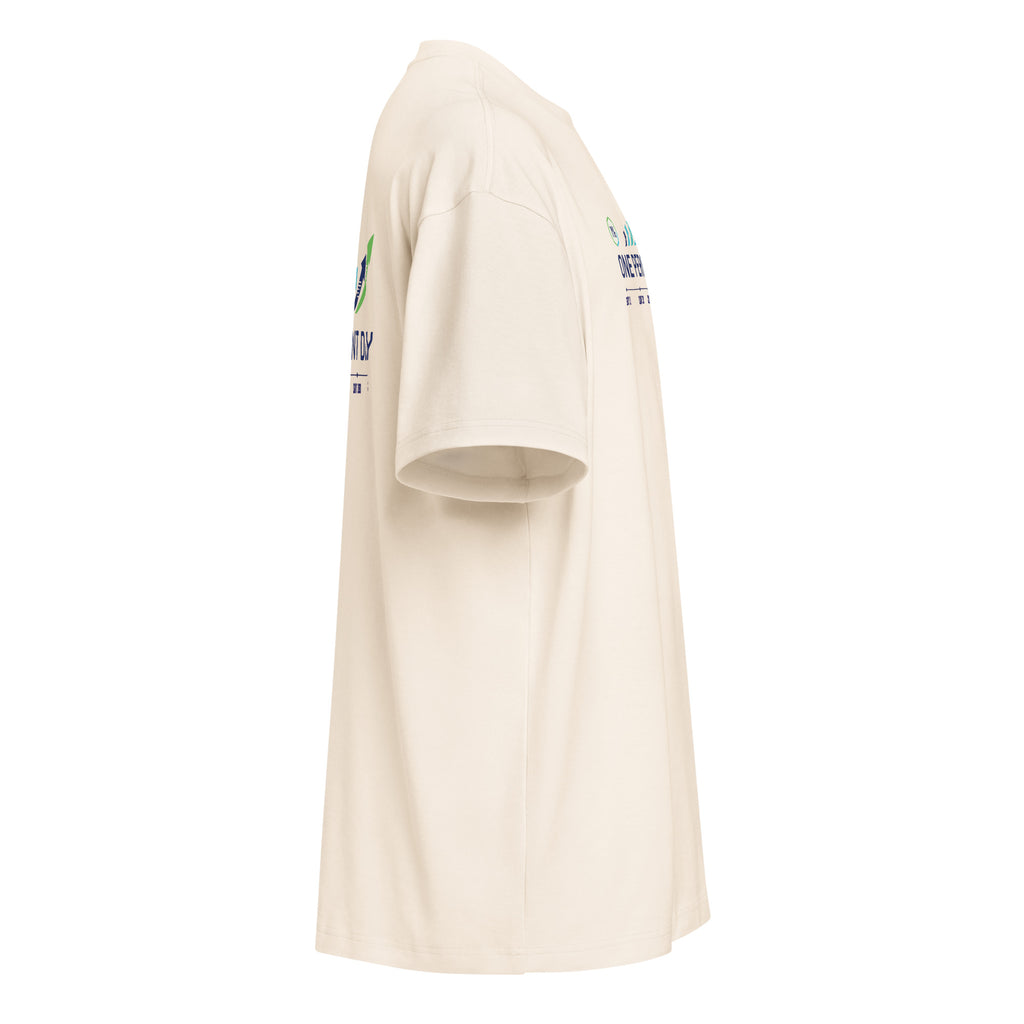 Beige abaya with brand logo on a white background