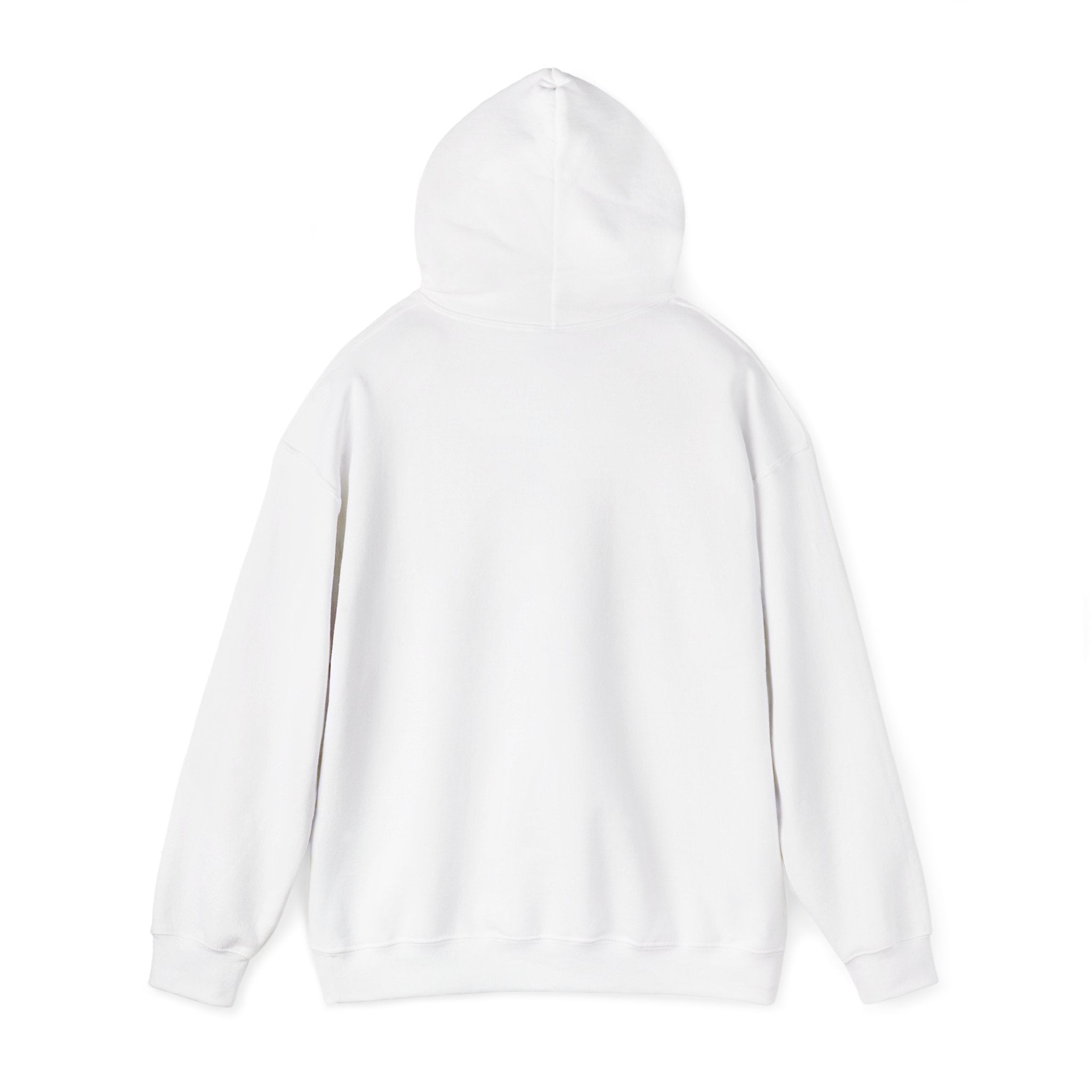 White hoodie on a white background