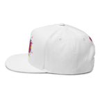 Flat Bill Cap Colorful Graffiti 'LOVE' Embroidered Snapback